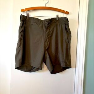 Huk Men's Dark Olive Athletic Shorts